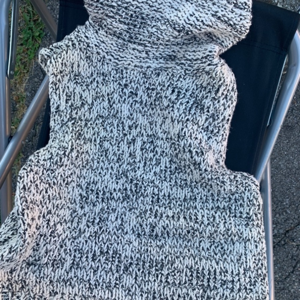 Sleeveless turtleneck